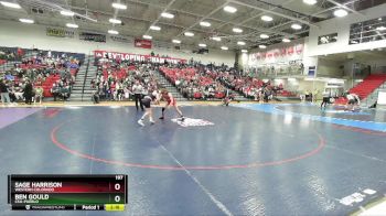 197 lbs Champ. Round 1 - Ben Gould, CSU-Pueblo vs Sage Harrison, Western Colorado