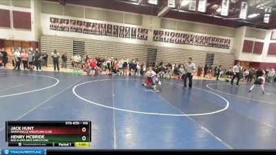 145 lbs Round 2 - Jack Hunt, Grantsville Wrestling Club vs Henry McBride, Box Elder Bees Wrestling