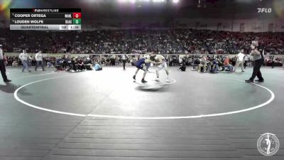 B3A-120 lbs Quarterfinal - Cooper Ortega, Marlow vs Louden Wolfe, Blackwell