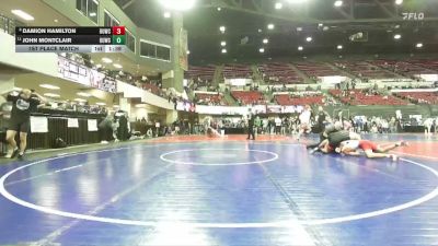 160 lbs 1st Place Match - Damion Hamilton, Team Real Life vs John Montclair, Big Game Wrestling Club MT