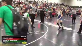 80 lbs 3rd Place Match - Holden Lyons, Adena vs Whyatte Zickafoose, Huntington