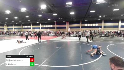 70 lbs Quarterfinal - Daniel Khachatryan, Dethrone vs Liam Hyde, Grindhouse WC