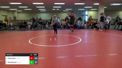 195 lbs Rr Rnd 1 - James Standish, Bethel Park HS vs Taye Bradshaw, All American HS