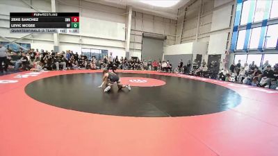 102 lbs Quarterfinals (8 Team) - Zeke Sanchez, Sanderson Wrestling Academy vs Levic McGee, Wyoming Force