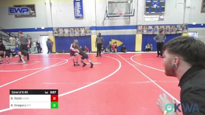 52 lbs Consi Of 8 #2 - Barrett Robb, Nowata vs Axel Gregory, Tulsa Blue T Panthers