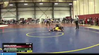 285 lbs Prelim - Griffin Ostrom, Western New England University vs Jaylin Houston, Plymouth State University