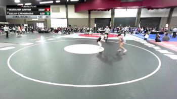 100 lbs Cons. Round 1 - Lillian Carruthers, Aledo vs Marianna Galvan, Lubbock Cooper