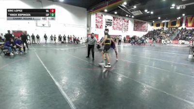 126 lbs Champ. Round 1 - Eric Lopez, Valenicia (Santa Clarita) vs Knox Espinoza, Long Beach Poly