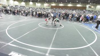 78 lbs Round Of 16 - Nathan Fraley, NorCal Nomads vs Mario Dibenedetto Jr, Swamp Monsters WC