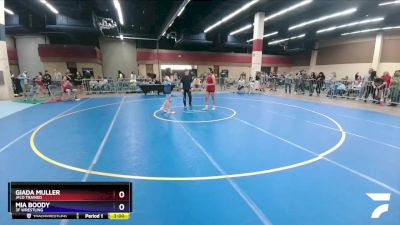 127 lbs Round 3 - Giada Muller, Jflo Trained vs Mia Boody, 3F Wrestling