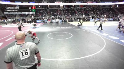 II-144 lbs 3rd Place Match - James Chase, Avon/Geneseo vs Justin Somers, Walton/Delaware Academy