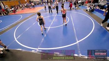 74.6-74.6 lbs Rr Rnd 2 - Ella Remington, Skiatook Wrestling Club vs Lillian McHam, Maverick Elite Wrestling