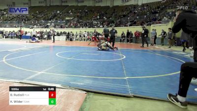 108 lbs Consi Of 16 #2 - BO Rudisill, Plainview JH vs Kyler Wilder, Team Guthrie Wrestling