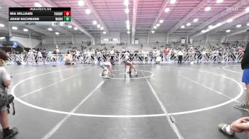 95 lbs Rr Rnd 3 - Mia Williams, The Hunt Wrestling Club Black vs Adam Bachmann, Mat Assassins Gray