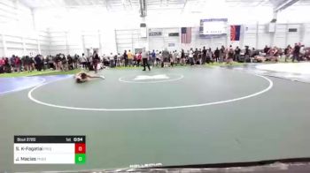 123 lbs Consi Of 4 - Shariah Kula-Fagatiai, Pride WC vs Jasmine Macias, Pounders WC