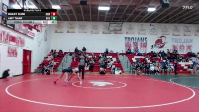 115 lbs Cons. Round 6 - Amy Twait, Meridian vs Hailey Duke, Baker