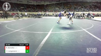 5A-126 lbs Quarterfinal - Clint Longanacre, CHICKASHA vs Niko Gonzalez, EL RENO