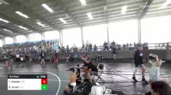 78 lbs 3rd Place - Tanner Meador, Pirate Combat Sports vs Rhyler Wyatt, Black Cat WC