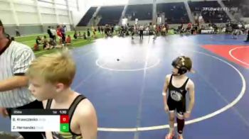 95 lbs Quarterfinal - Zaydrein Hernandez, Rough House vs Ben Krawczenko, Chagolla WC