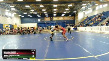 215 lbs Round 1 (8 Team) - Porter Loveland, Buchholz vs Grady Isaacs, Lake Mary Militia WC