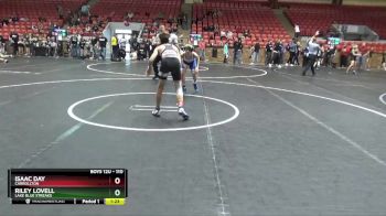 110 lbs Round 2 - Isaac Day, Carrollton vs Riley Lovell, Lake Blue Streaks