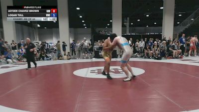 92 kg Champ. Rd Of 64 - Jayden Chavez Brown, Gold Rush Wrestling vs Logan Tull, Wasatch Wrestling Club