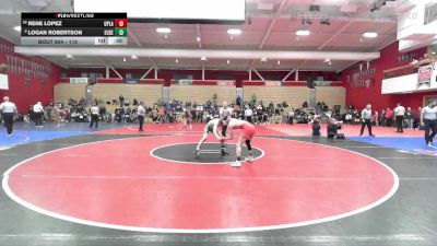 115 lbs Cons. Round 5 - Rene Lopez, Upper Lake vs Logan Robertson, Eureka