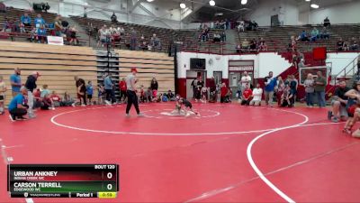 44-45 lbs Round 1 - Urban Ankney, Indian Creek WC vs Carson Terrell, Edgewood WC