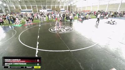 115 lbs Semifinal - Nixon Canfield, Sanderson Wrestling Academy vs Bryson Christenson, Ravage