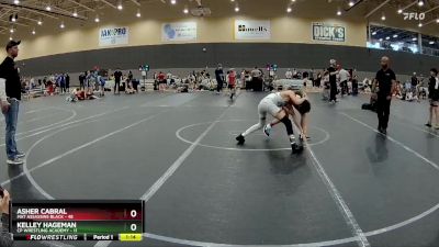 100 lbs Round 3 (6 Team) - Asher Cabral, Mat Assassins Black vs Kelley Hageman, CP Wrestling Academy