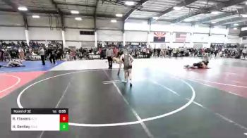 138 lbs Round Of 32 - Riley Flowers, AZ Heat WC vs Hunter Bentley, Fearless WC