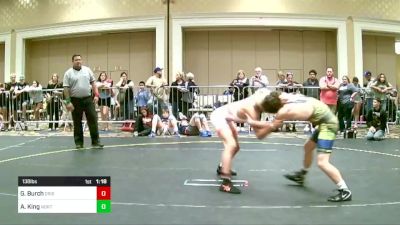 138 lbs Round Of 64 - Griffin Burch, Crismon Wrestling vs Alexander King, North Valley RTC