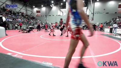 73 lbs Rr Rnd 3 - Mikah Amani, HURRICANE WRESTLING ACADEMY vs Kahler Peugh, Owasso Takedown Club