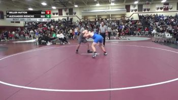 175 lbs 29th Place Match - Alexander Riemcke, Waterloo East vs Miller Hutton, Interstate 35