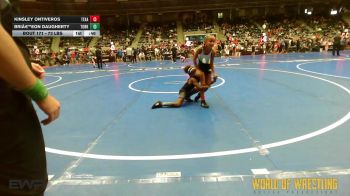 73 lbs Consolation - Kinsley Ontiveros, Texas Elite Wrestling Club vs Briâ€™eon Daugherty, Team Of Hard Knox