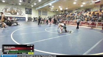 160 lbs Cons. Round 2 - Devin Elwell, Laguna Hills vs Tommy Mazzetti, Santiago