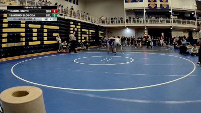 127 lbs Quarterfinal - Daniel Smith, Connellsville vs Santino Sloboda, Butler Area