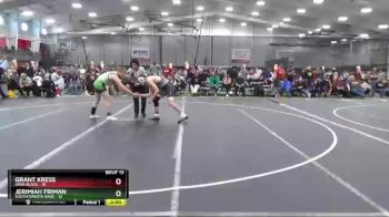152 lbs Cross Bracket (8 Team) - Grant Kress, Iowa Black vs Jerimiah Friman, South Dakota Rage