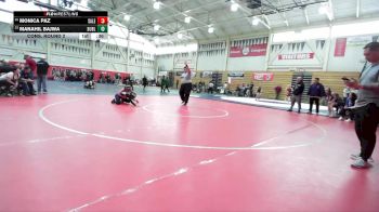 110 lbs Cons. Round 2 - Monica Paz, San Leandro vs Manahil Bajwa, Dublin