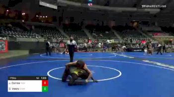 175 lbs Semifinal - Jude Correa, Toss Em Up vs De'alcapon Veazy, Warrior Elite WC