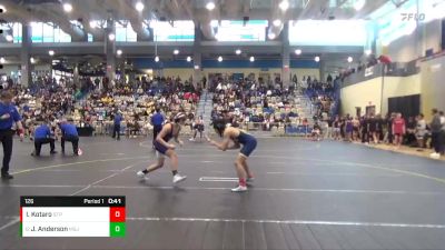 126 lbs Cons. Semi - Joshua Anderson, Mount Saint Joseph vs Ichimiya Kotaro, Saint Paul`s School