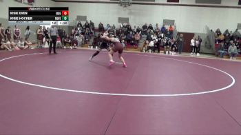 132-138 lbs 1st Place Match - Josie Even, Independence Girls vs Josie Hocker, Mount Vernon Girls