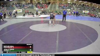 107 lbs Round 3 (4 Team) - Stella Davis, Redmond vs Skyler Hall, North Medford