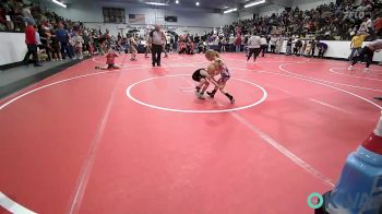 40 lbs 2nd Place - Violet Jones, Springdale Youth Wrestling Club vs Bryer Williams, Locust Grove Youth Wrestling