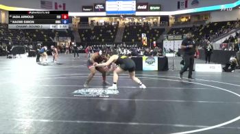 180 lbs Champ. Round 2 - Jada Arnold, Frostburg State vs Naomi Simon, Iowa