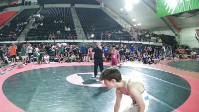 106 lbs Justice Chung, Hawaii 1 HS Boys vs Bridger Adams, Idaho 1 HS Boys
