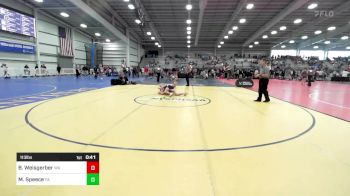 113 lbs Consi Of 32 #2 - Billy Weisgerber, WA vs McKaden Speece, PA
