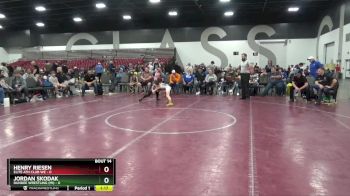 65 lbs Placement Matches (8 Team) - Henry Riesen, Elite Ath Club WE vs Jordan Skodak, Dundee Wrestling (MI)