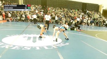102-I lbs Round Of 64 - Mason Hartrum, Wilson vs Aiden Urgo, Old Bridge Wrestling Club
