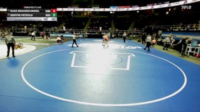 I-170 lbs Cons. Round 3 - Evan Braunscheidel, Hamburg vs Griffin Petzold, Warwick Valley